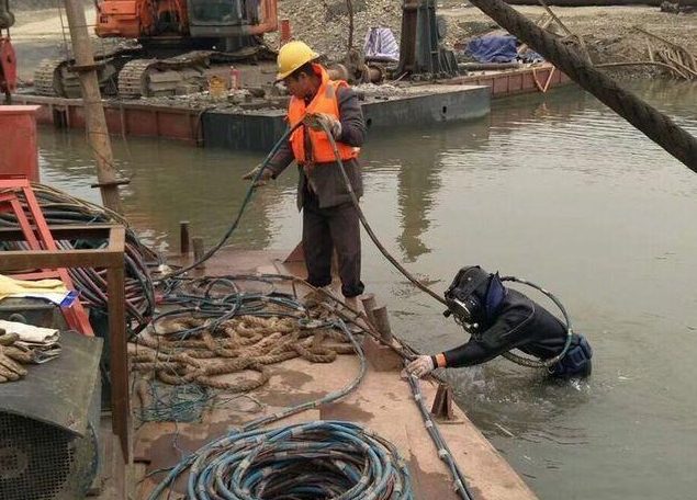 滴道潜水封堵打捞